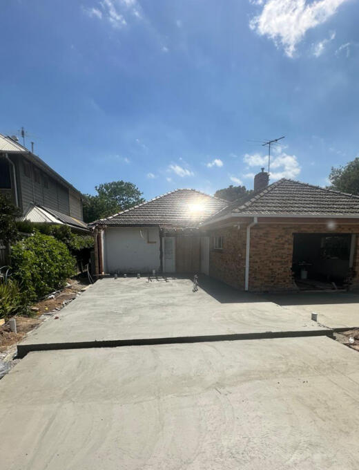 Concrete driveway by Duraseal Creative Concrete near Wallan