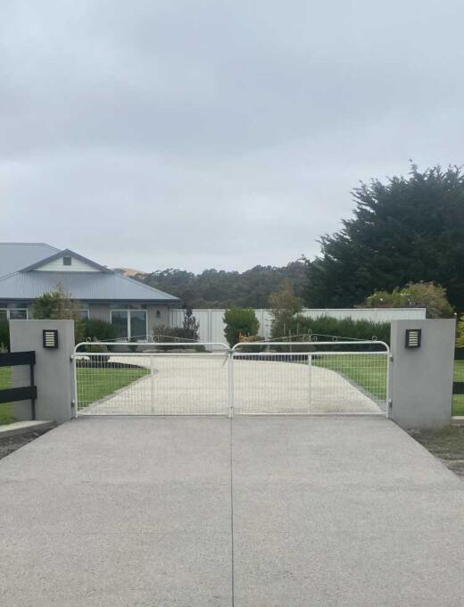 Concrete driveway by Duraseal Creative Concrete near Wallan