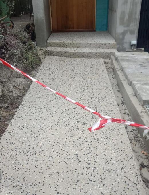 Professional footpath concreting services by Duraseal Creative Concrete