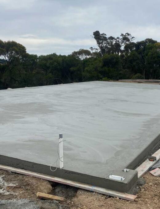 Concrete house slab in Wallan by Duraseal Creative Concrete