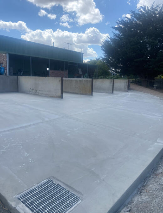 Industrial concreting services for Wallan and surrounding areas